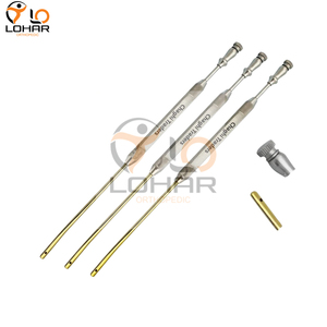 Élévateurs de succion pour septum Gorney Freer, ensemble de 3 pièces, acier inoxydable, chirurgie plastique ORL, élévateurs de succion endoscopiques pour septoplastie - Product Image 2