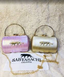 Nuevo Bolso de Mano de Diseñador para Mujer 2025, Ligero, Elegante, Inspirado en Sabyasachi, con Decoración de Perlas, para Fiesta, Novia de Lujo - Product Image 1