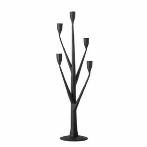 Golden Metal <b>Tree</b> Design 5 Holder Stand for Home <b>Decoration</b> Full Metal Body with Sizes 13.5 Inches - Product Image 3