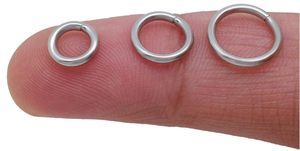 Closed Jump Ring 24 GA 925 Sterling Silver Accessories And Findings For Jewelry Making - Product Image 3