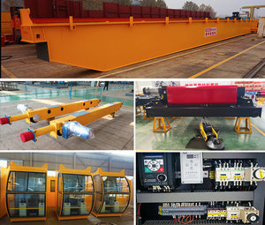 KNCRANES Heavy Duty 300 400 450 Ton Double Girder EOT Overhead Crane with <strong>Anti</strong> <strong>Collision</strong> <strong>Device</strong>