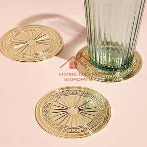 ที่รองแก้วโลหะแบบปรับแต่งดีไซน์และโลโก้ได้ - Product Image 2