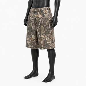 Pantalones Cortos de Verano Vintage, Vaqueros Holgados, Estilo Urbano, Hasta la Rodilla, con Estampado de Camuflaje, OEM - Product Image 3