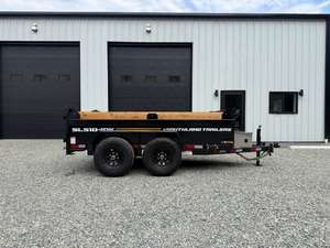 Dump <b>Trailers</b> SL510-10K 5x10 Dump <b>Trailer</b> Heavy Duty Utility Hauler for <b>Farm</b> Construction Transport - Product Image 2