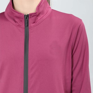 Breathable and Stylish Two-Piece Sports <b>Set</b> with Zipper Jacket and Jogger Pants | Perfect for Yoga, Fitness, and Everyday Wear - Product Image 6