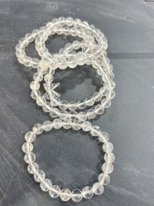 Best Quality Unisex 8 mm Soha Agate Natural Crystal <b>Bracelets</b> <b>Clear</b> <b>Quartz</b> Beads Featuring Cross Animal Love Fairy Unbeatable - Product Image 3