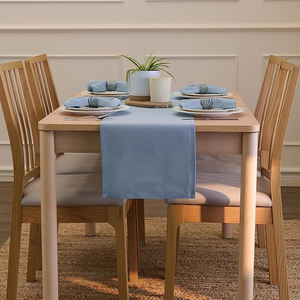 Best Selling Customized Printed Home Decoration 100% Pure Cotton Table <b>Runner</b> Woven Embroidered Technique - Product Image 5