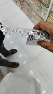 Custom Made in Abstract Embroidery Design in Ten Colour Ways for Casual Ladies Dresses in 1.25 Inch Width Size and for Resale. - Product Image 3