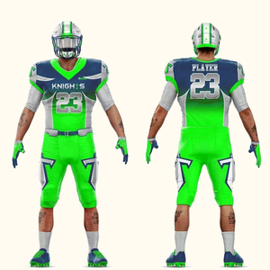 Uniforme de Fútbol Americano para Equipo Profesional, Impreso y Personalizable, Transpirable, de Secado Rápido y Cómodo - Product Image 2