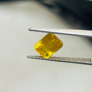 Zafiro Amarillo Natural de Grado AAA, Corte Esmeralda, 12 Piezas, Piedra Preciosa de Buena Calidad, Color Agradable, Perfecto para Fabricación y Pulido, para Joyería - Product Image 5