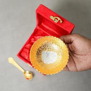 ชุดชามเงินเยอรมันชุดของขวัญปาร์ตี้งานแต่งงานของอินเดียของขวัญ haldi mehendi กล่องของขวัญขึ้นบ้านใหม่ชุดชามของขวัญงานเทศกาลปาร์ตี้ - Product Image 2