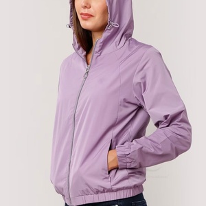 Vente chaude coupe-vent zippé léger respirant tissu de haute qualité à la mode hiver teint femmes coupe-vent veste - Product Image 2