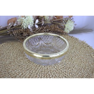 Bol de service à fruits décoratif de forme ronde fait à la main, design personnalisé, élégant, doré et de qualité luxueuse, au prix de gros - Product Image 4