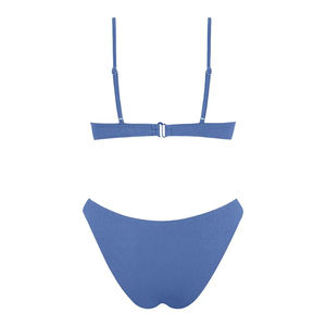 Ensemble de bikini deux pièces respirant de qualité supérieure avec applications en strass, dentelle à franges, grande taille, prix de gros écologique - Product Image 6