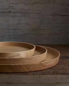 จานสลัดไม้จัดจานเสิร์ฟพร้อมกล่องไม้สนลายน่ารักสำหรับใส่ขนมคุกกี้อาหารหรือของขวัญตกแต่งบ้าน - Product Image 6