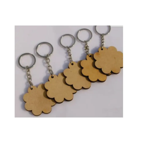 พวงกุญแจไม้ของขวัญแต่งงานพวงกุญแจสี่เหลี่ยมผืนผ้าน่ารักโลโก้ที่กำหนดเองผลิตภัณฑ์ดีไซน์ไม้สีน้ำตาลสินค้าขายดี - Product Image 4