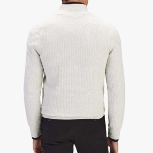 Logotipo personalizado prendas de punto sueltas Casual de alta calidad de manga larga de lana de los hombres ropa de punto de invierno cárdigan suéter para hombres 2026 - Product Image 6