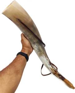 Corne à boire viking classique médiévale, corne de buffle écologique, fabriquée à la main, boisson sûre pour les célébrations, cosplay - Product Image 2