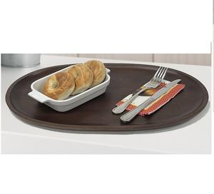 Plato de madera de acacia maciza hecho a mano natural, proveedor de cantidad al por mayor, accesorios de cocina a precio razonable - Product Image 1