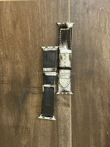 Custom Hair on Cowhide Western <b>Watch</b> Band Hot Sale Genuine Leather <b>Watch</b> Strap Brown Black <b>Watch</b> Band Accessories <b>Men</b> & Women's - Product Image 5