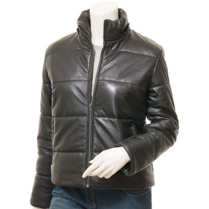 Vente directe d'usine Veste en satin à col montant en cuir véritable respirant pour femmes Automne Hiver Nouveau prix compétitif - Product Image 4