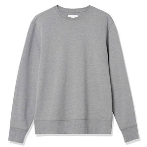 Ropa de calle clásica de alta calidad para hombre, sudadera informal de manga larga de Color sólido para Primavera, mezcla de algodón básico para hombre - Product Image 2