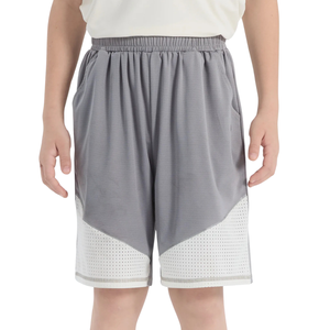 Pantalones Cortos Deportivos de Mezclilla para Niños, Casuales, de Cintura Alta, a Cuadros, Transpirables, Ligeros, de Malla, para Entrenamiento Deportivo - Product Image 3