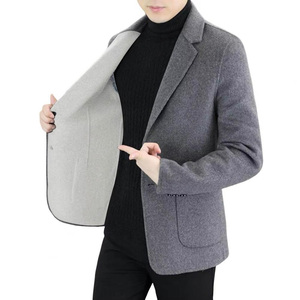 Abrigos modernos ajustados para hombre, abrigo formal de invierno de negocios, ropa de oficina elegante, diseño elegante, abrigos de vestir para hombre a la venta - Product Image 1