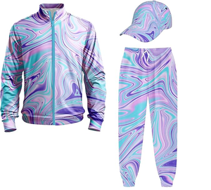 Men's Casual Tracksuits Long Sleeve Jogging Suits Sweatsuit Sets <b>Track</b> <b>Jackets</b> and Pants 2 Piece Outfit - Product Image 4