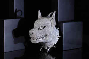 Customized Iced Silver Men's Vintage Style VVS Moissanite Diamond Name Letter Pendant Personalized Moissanite Diamond Pendant - Product Image 4