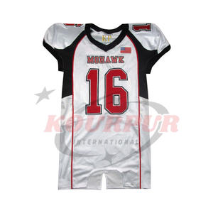 Uniforme de football américain 7v7 Maillot de football américain rembourré de qualité supérieure avec pantalon de qualité supérieure du fournisseur en gros - Product Image 3