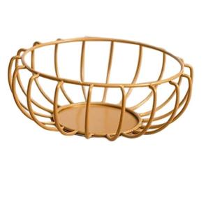 Canasta de Almacenamiento de Frutas y Verduras de Hierro con Recubrimiento de Polvo Negro de Alta Calidad para Uso en la Cocina - Product Image 4