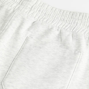 Short de survêtement de sport décontracté et confortable pour homme, tissu en coton et maille à motif solide, anti-rides pour l'été et l'extérieur. - Product Image 5