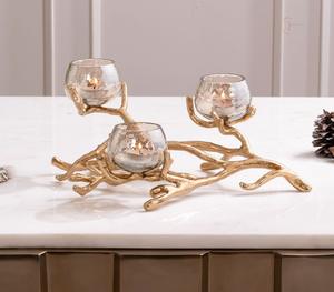 Portavelas Metálico Premium para Decoración del Hogar y Hoteles, Uso en Ramadán, Color y Logotipo Personalizados, Venta al Por Mayor, Demanda Festiva - Product Image 1