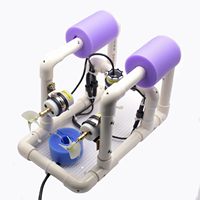 Набор для сборки подводного робота (ROV) с коллекторным двигателем 7.4V 2S для обучения студентов, исследования подводного мира, мини-дрон-робот для подводных исследований