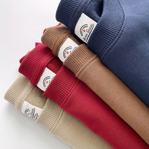 เสื้อสเวตเตอร์แบบสวมหัวสำหรับผู้ชายเสื้อสเวตเตอร์แบบสวม330gsm ผ้าคอตตอน37% ผ้าใยสังเคราะห์โพลีเอสเตอร์ออกแบบโลโก้ได้ตามต้องการ - Product Image 4