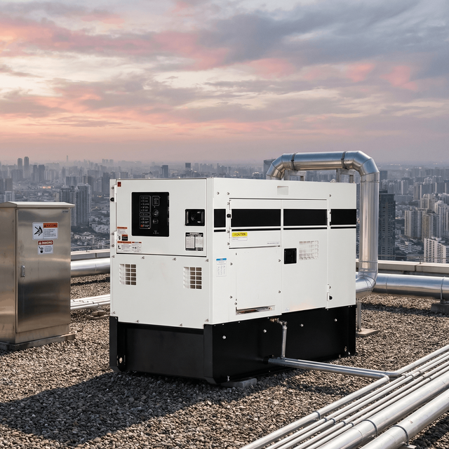 Stamford PMG Alternator 40kVA 1500Rpm Silent Diesel Generator ATS Enhanced Safety Design Switchable Voltage Backup Power Unit