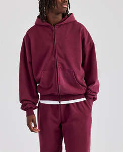 Sudadera con Capucha Personalizada de Primera Calidad, Sudadera con Capucha con Cierre y Logotipo Personalizado, Sudadera con Cierre de Algodón para Hombre - Product Image 6