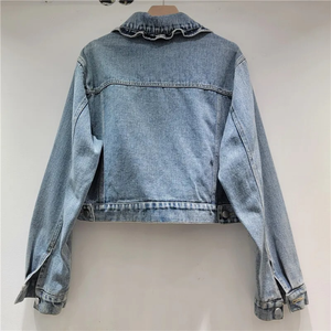 Veste en jean à la mode automne femmes manteau court MCP291 - Product Image 3