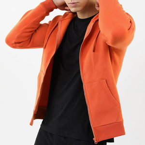 Sweat-shirts à capuche en molleton français surdimensionnés personnalisés pour hommes, imprimés en relief, 100% coton, sweat-shirts à capuche décontractés à fermeture éclair pour hommes - Product Image 6