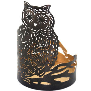 Halloween éclairage décoration fer rond votive couleur or taille Standard bougie votive pour la maison et la décoration de table - Product Image 1