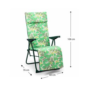 Jardín al aire libre Picnic Sillas plegables portátiles/RELAX SUN LOUNGER 5 POSICIONES - Product Image 6