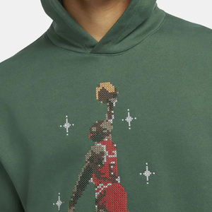 Couleur verte imprimé design hommes mode sweats à capuche 2025 couleur unie et dernière conception hommes à capuche à vendre - Product Image 3