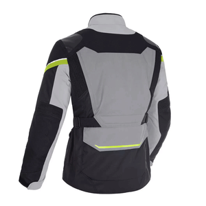 Men's Premium Black <b>Grey</b> Winter Plus Size Motorbike Textile <b>Jacket</b> CE Certified Armoured Protection <b>Waterproof</b> Windproof - Product Image 2