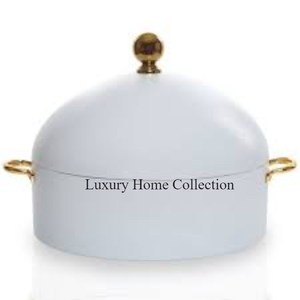 Ensemble de 4 casseroles artisanales en cuivre 100% avec poignées et couvercle en acier inoxydable, articles de cuisine pour table - Product Image 3