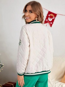 Blouson aviateur unisexe en polyester/coton avec logo personnalisé à capuche et imperméable/coupe-vent pour l'automne et l'hiver, vente en gros - Product Image 2