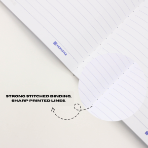 Cahier de composition avec couverture en papier, reliure rigide haute capacité, cousu à la main, 420 pages pour les études intensives - Product Image 1