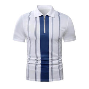 Cremallera de manga completa personalizada para polo con diseño de contraste Jersey transpirable de calidad con logotipo personalizado - Product Image 3