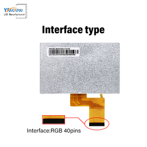 Yangrun mới được phát triển 4.3 inch nhỏ <span class=keywords><strong>LCD</strong></span> hiển thị <span class=keywords><strong>Module</strong></span> BI043SE3-K100 phù hợp với màn hình và cảm ứng Bảng điều chỉnh sử dụng 40 pins RGB kết nối - Product Image 5