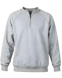 <b>Men</b> <b>Quarter</b> <b>Zip</b> <b>Fleece</b> Sweatshirt Warm Casual Pullover Long Sleeve Soft Cotton Blend Top Winter Wear OEM Custom Logo Available - Product Image 1